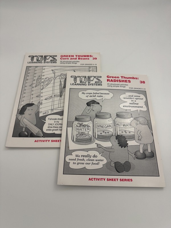 Tops Learning Systems Activity Sheets, Lot of 2 (# 38, 39) PB Unused