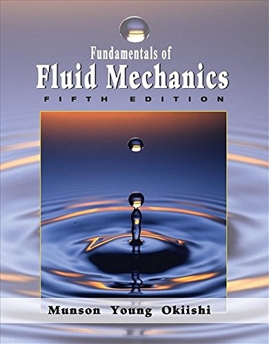FUNDAMENTALS OF FLUID MECHANICS By Bruce R. Munson & Donald F. Young – Hardcover