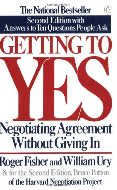 Getting to Yes: Negotiating Agreement Without Giving In – paperback Ury, Wil…