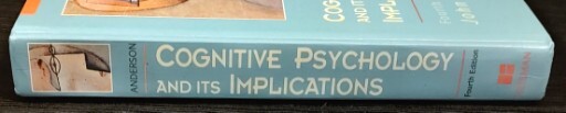Cognitive Psychology and Its Implications John R. Anderson HC 1995 gallery