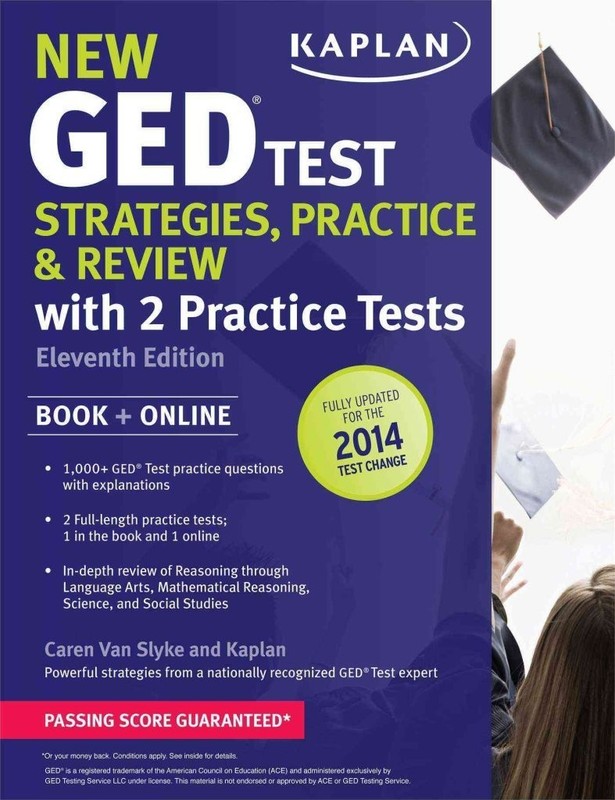 New GED® Test Strategies, Practice, and Review with 2 Practice Tests: Book …