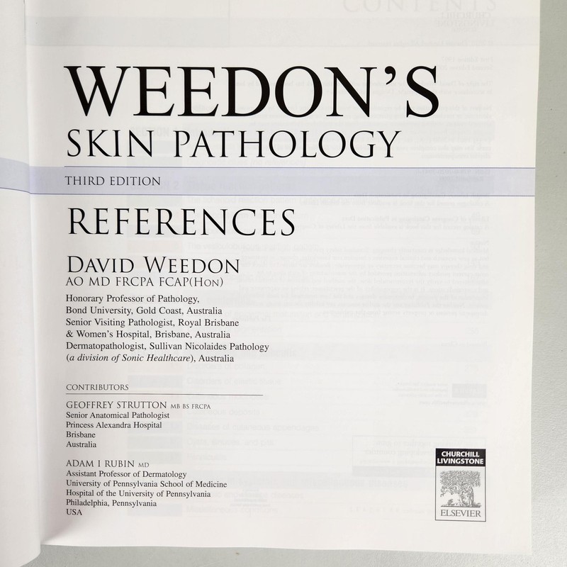 Weedons Skin Pathology References Vol 2 3rd Edition HC Churchill Livingstone gallery