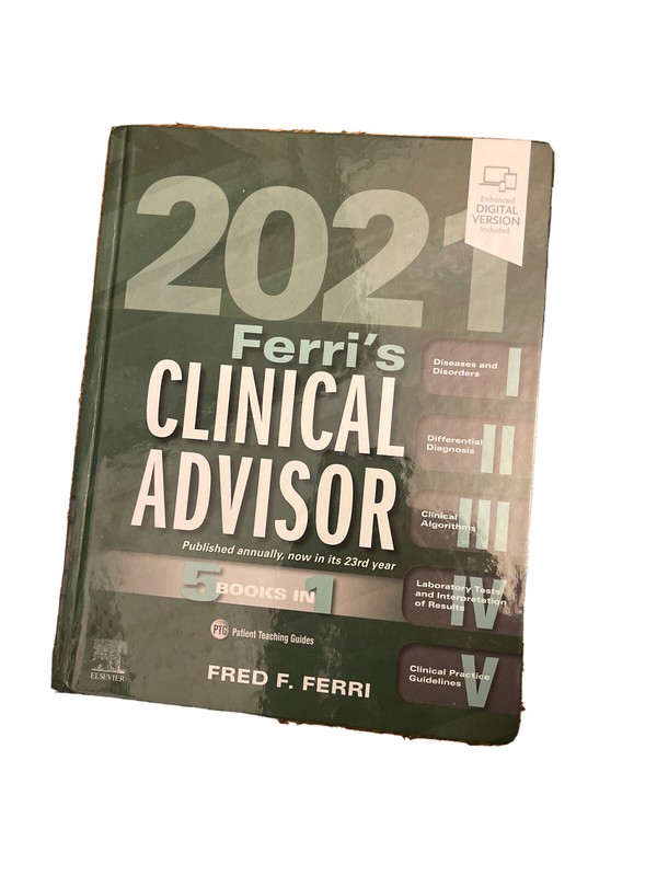 Ferri’s Clinical Advisor 2021 : 5 Books In 1 by Fred F. Ferri (2020, Hardcover)