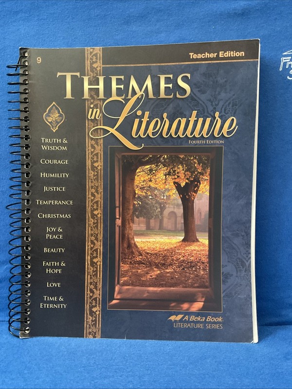 Lot of 3 - Themes in Literature by A Beka Book Spiral & PB gallery