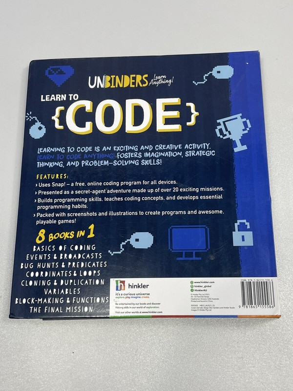 UNBINDERS Learn Anything Code Anything Virginia King et al 20 coding missions gallery