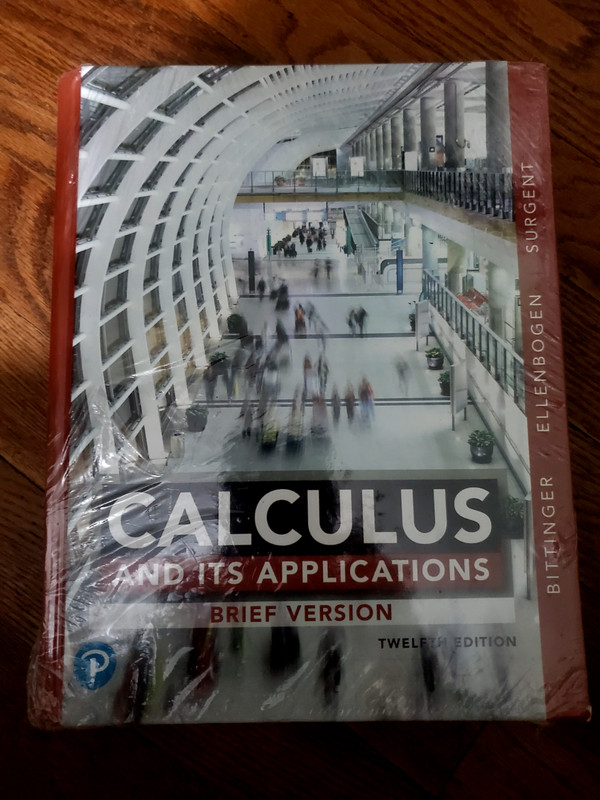 Calculus and Its Applications, Brief Version, David Ellenbogen, access card