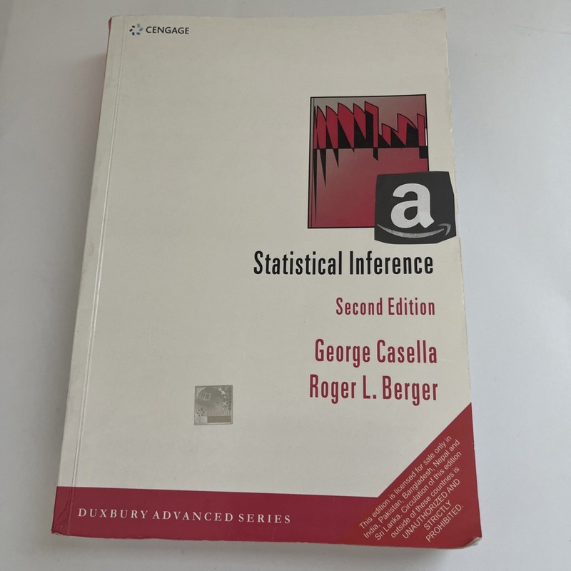 Statistical Inference 2nd Edition 2E By George Casella and Roger L. Berger Pb gallery