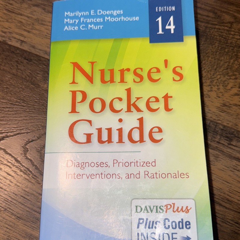 Nurse’s Pocket Guide : Diagnoses, Prioritized Interventions, and Rationales…