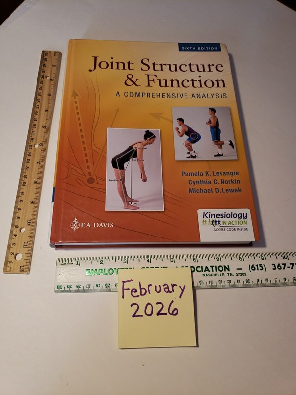 Joint Structure and Function: A Comprehensive Analysis 6th Ed HC Book