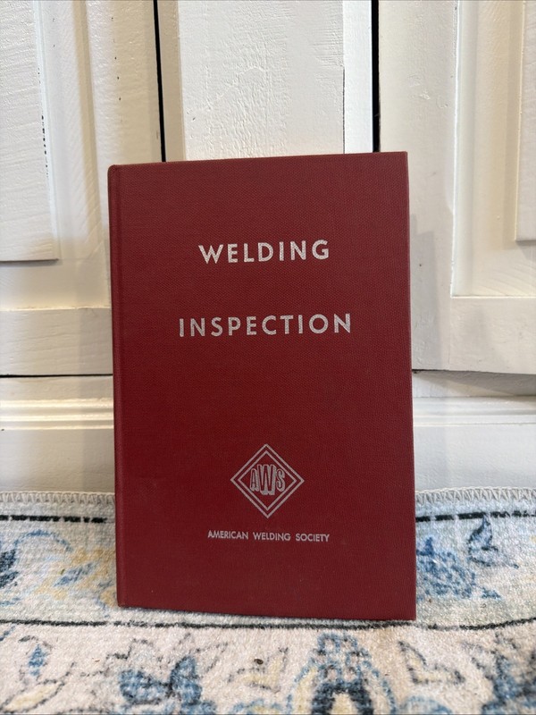 Welding Inspection Hardcover Textbook by American Welding Society, English 1968