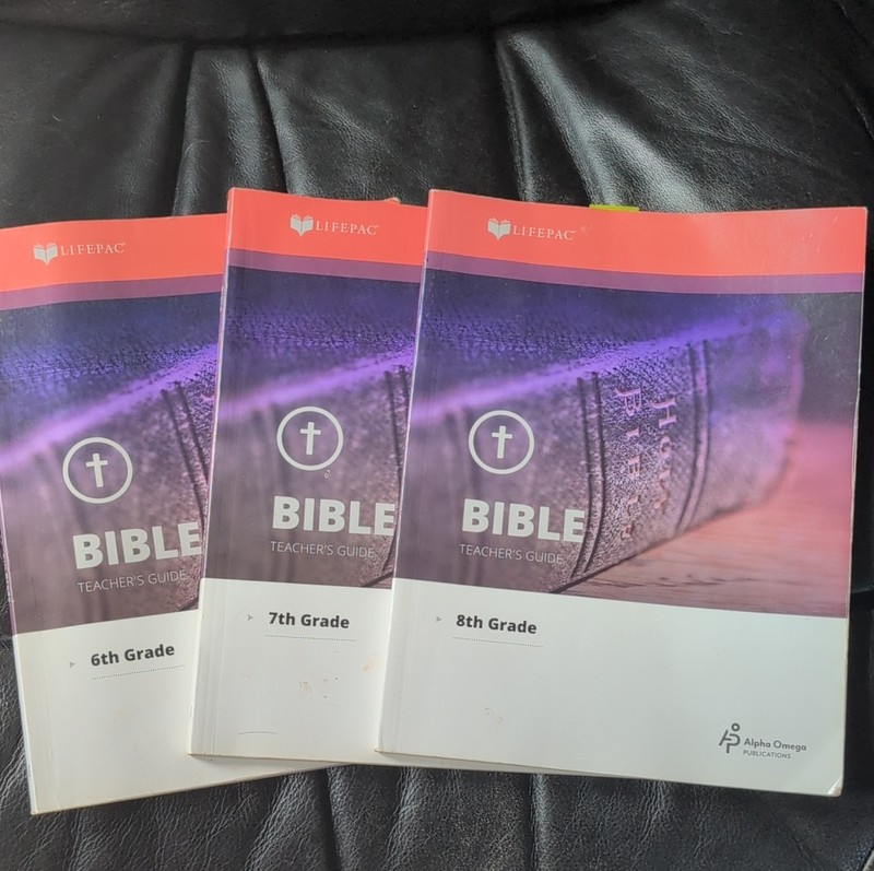 Alpha Omega Publications Lifepac Bible Teacher’s Guide 6-8th Grade Paperback