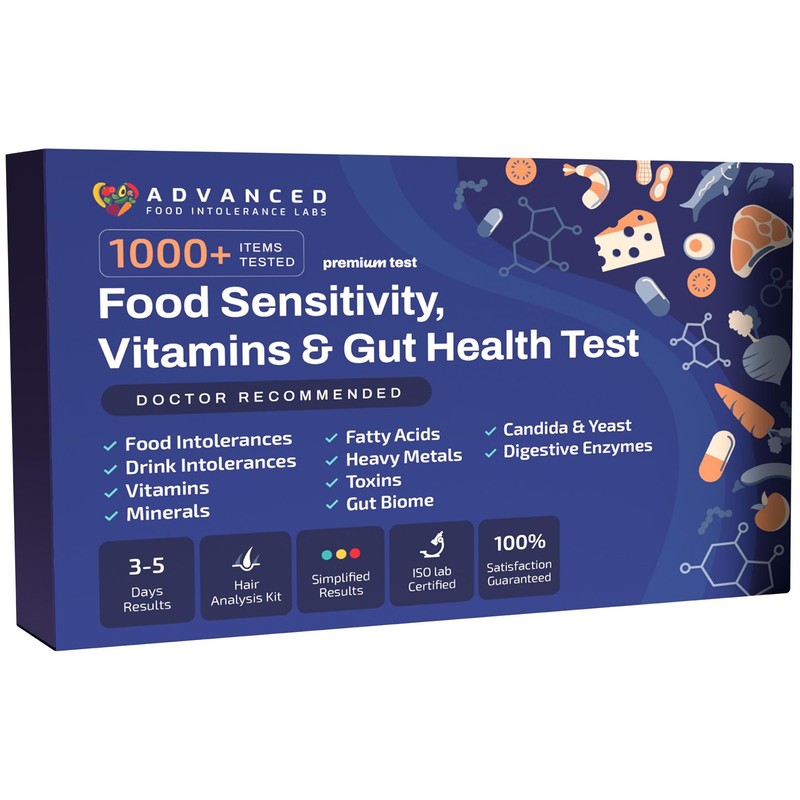 AFIL Food Sensitivity Test Kit 1000+ Items Gluten Intolerance