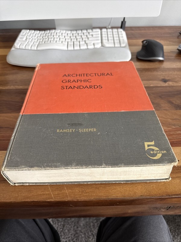 Architectural Graphic Standards 5th Edition Ramsey Sleeper 1961