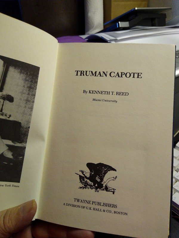 Truman Capote by Reed, Kenneth T.
