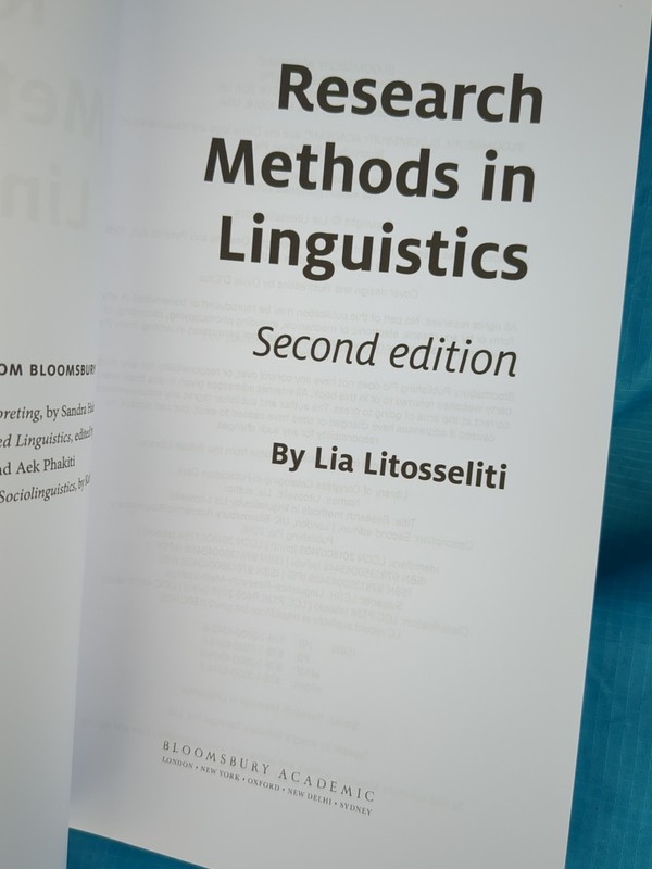 Research Methods in Linguistics: Second Edition Paperback / softback Book The gallery