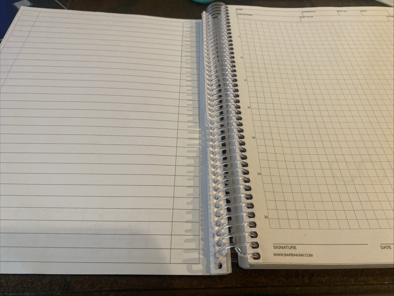 Barbakam Science Lab Notebook Carbonless Self-Copying Pages Copy Page Perforated gallery