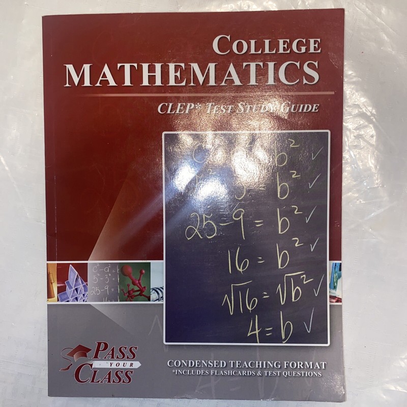 College Mathematics CLEP Test Study Guide by Passyourclass (2020, Trade…