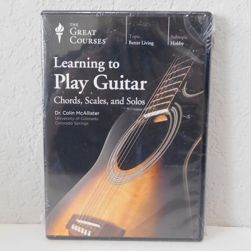 Learning to Play Guitar : Chords, Scales, and Solos by Colin McAllister – DVD