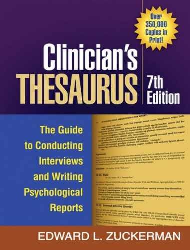 Clinician’s Thesaurus, 7th – Paperback, by Edward L. Zuckerman – Very Good h