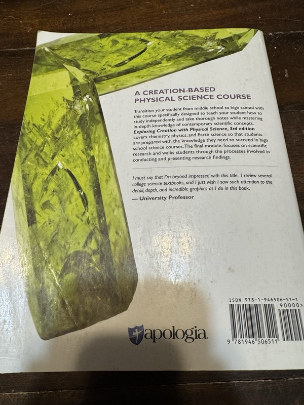 Apologia Exploring Creation With Physical Science 3rd Ed Dincher Homeschool gallery