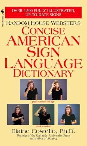 Random House Webster’s Concise – Paperback, by Elaine Costello – Acceptable