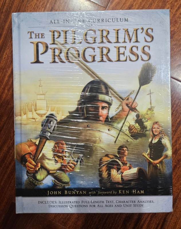 The Pilgrim’s Progress All In One Curriculum: Textbook Novel and Audio CDs NEW