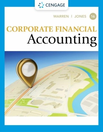 Corporate Financial Accounting, Carl Warren