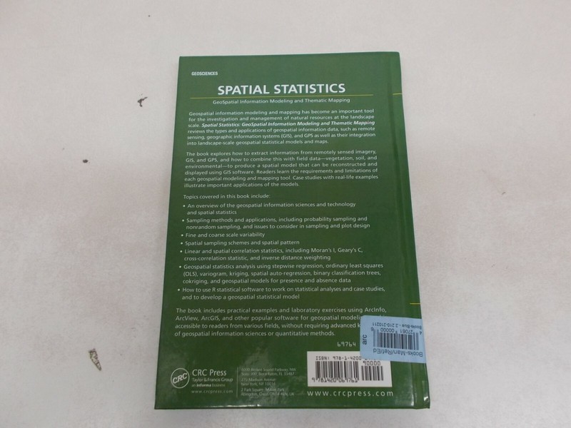 % Spatial Statistics: GeoSpatial Information Modeling and Thematic Mapping: New gallery