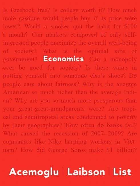 Economics – List, John|Acemoglu, Daron|Laibson, David – Very Good – See cond…