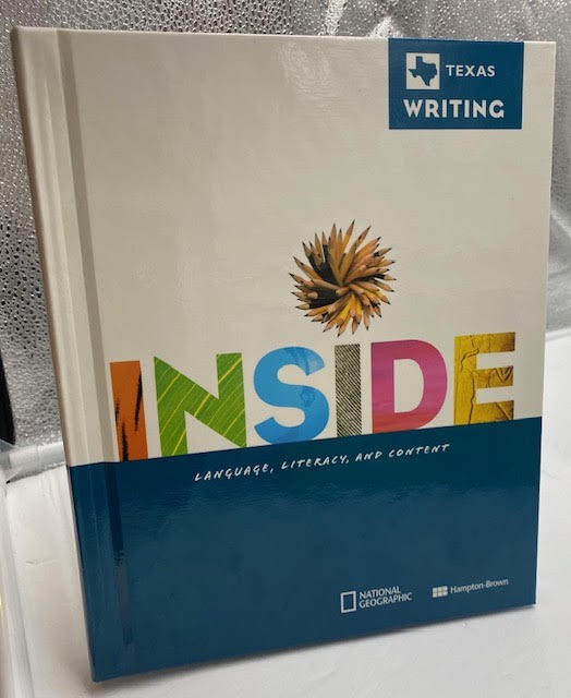 Inside Level C TX Writing Student Edition – Hardcover – Please see photos