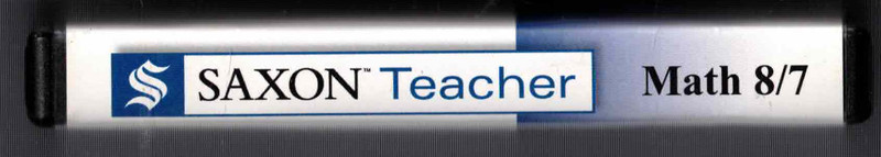 Saxon Teacher Math 8/7 (3rd Edition) Lesson and Test CDs from Saxon Homeschool gallery