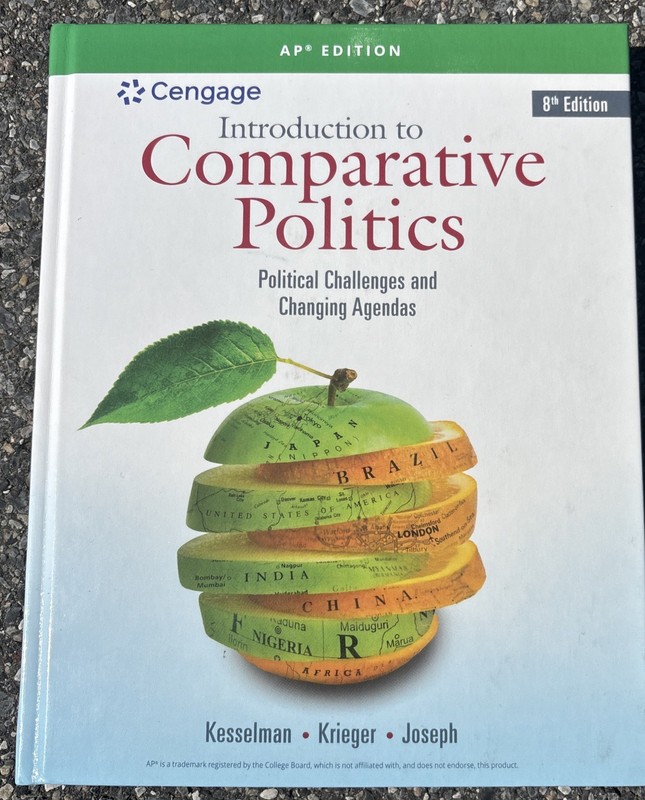 Introduction to Comparative Politics Hardcover 8th Edition Kesselman Kreiger