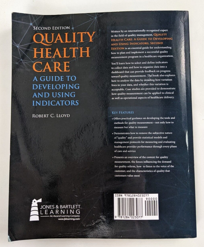 Quality Health Care, Guide to Developing and Using Indicators by Robt Lloyd 2019 gallery