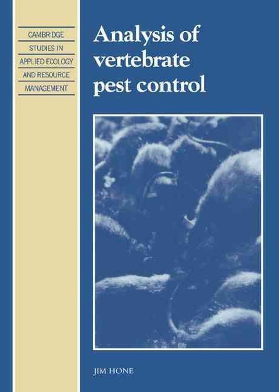Analysis of Vertebrate Pest Control by Jim Hone (English) Hardcover Book