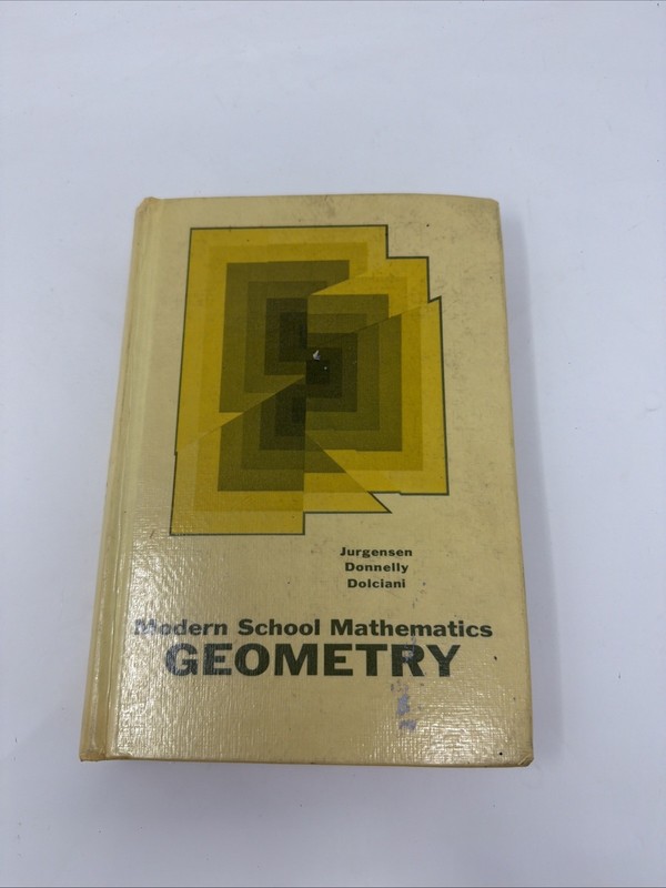 Dolciani Geometry Modern School Mathematics (1969, Hardcover)