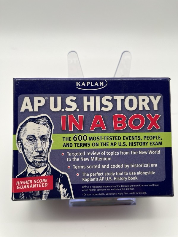 Kaplan AP US History in a Box 600 Flashcards