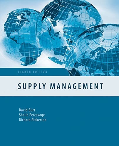 Supply Management (IRWIN OPERATIONS…, Pinkerton, Rich
