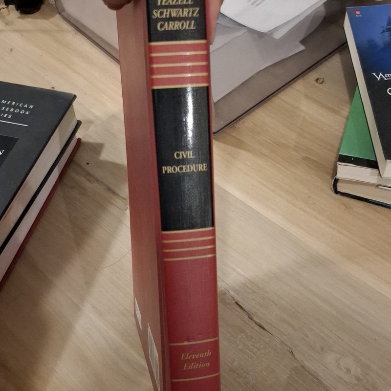 Aspen Casebook Series Civil Procedure 11th Ed Hardcover Yeazell Schwartz Carroll gallery