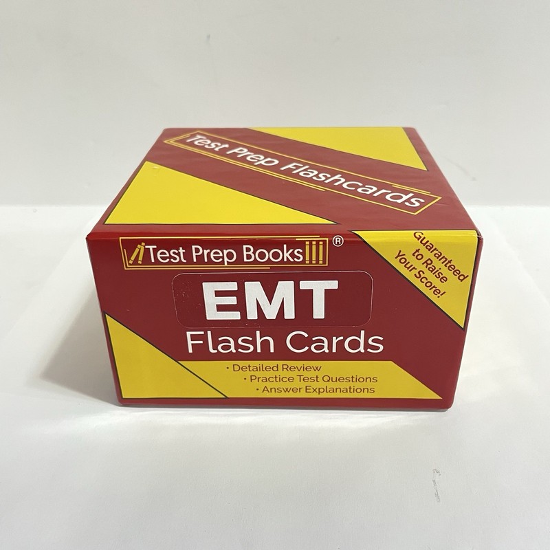 NREMT EMT Flash Cards-Test Prep Books-Exam Study Guide Practice Questions