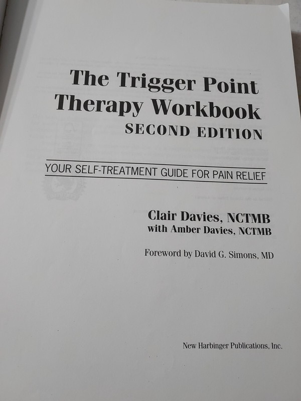The Trigger Point Therapy Workbook Second Edition Davies (2004,TPK) HZ16 gallery