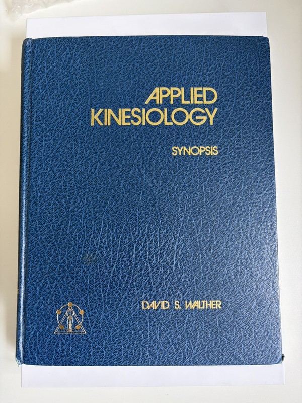 Applied Kinesiology Synopsis Walther 1988 HC Like New Unused Light Shelf Wear