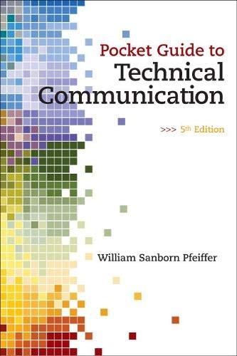 POCKET GUIDE TO TECHNICAL COMMUNICATION By William Pfeiffer Excellent Condition