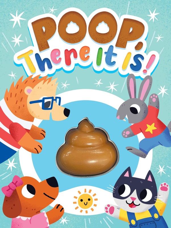 Little Hippo Books Poop, There It Is! – Children’s Touch and Feel Squishy Fo…