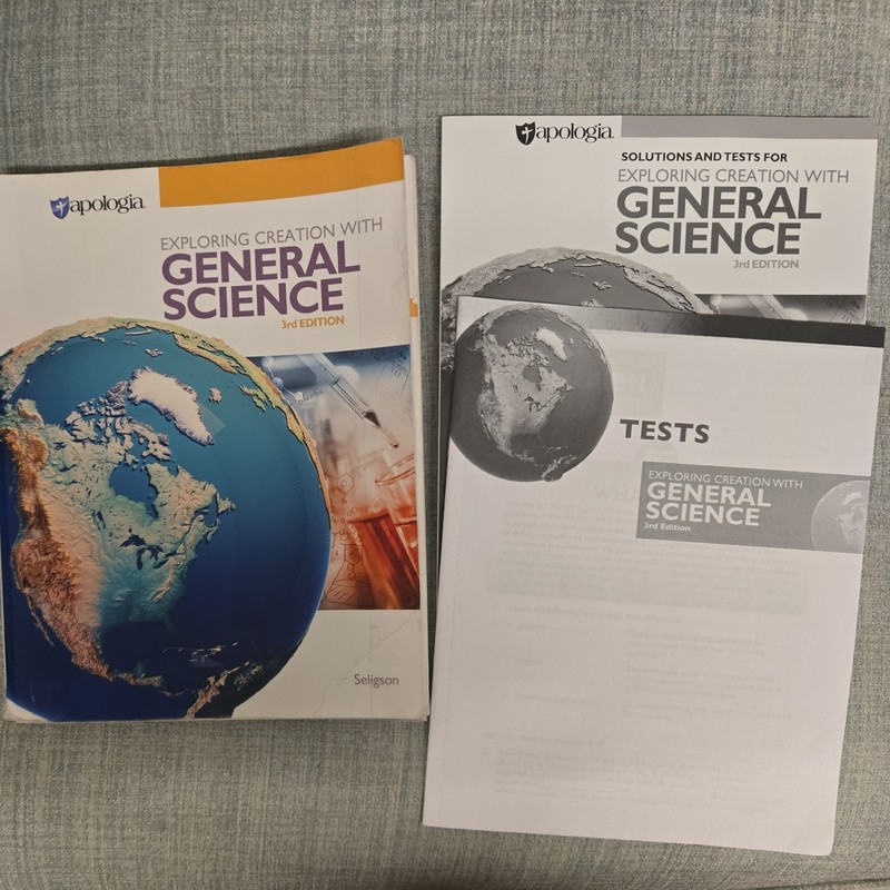 Apologia Exploring Creation with General Science 3rd Ed, Test and Solution