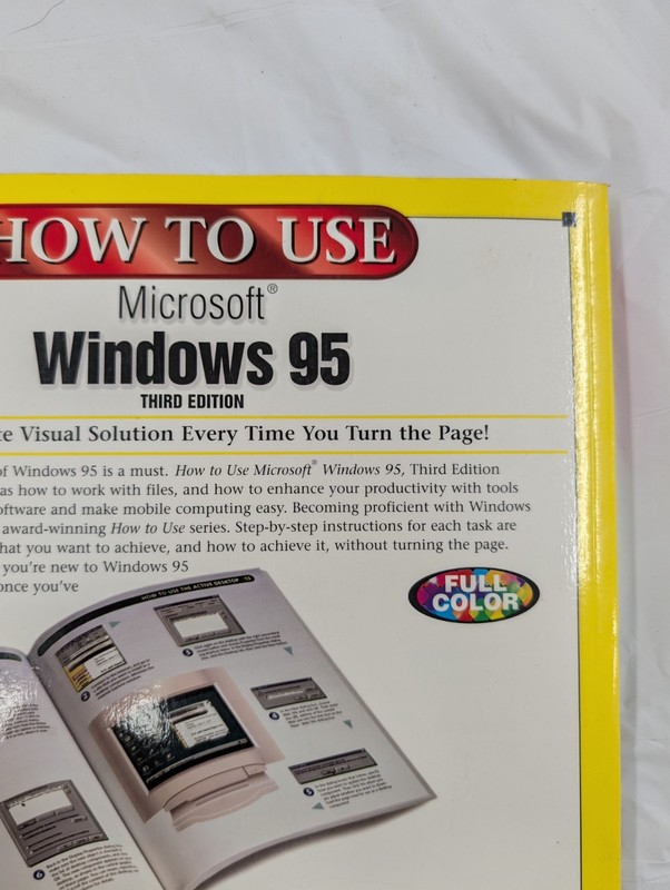 How to Use Microsoft Windows 95 3rd Edition By Douglas Hergert. ISBN 1562765655 gallery