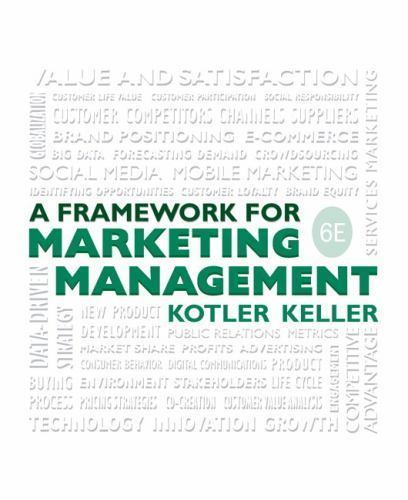 Framework for Marketing Management by Kevin Keller and Philip Kotler (2015, …