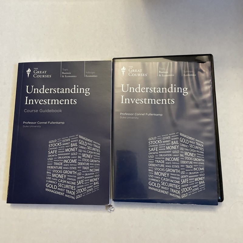 Great Courses: Understanding Investments – 4 DVDs and Book