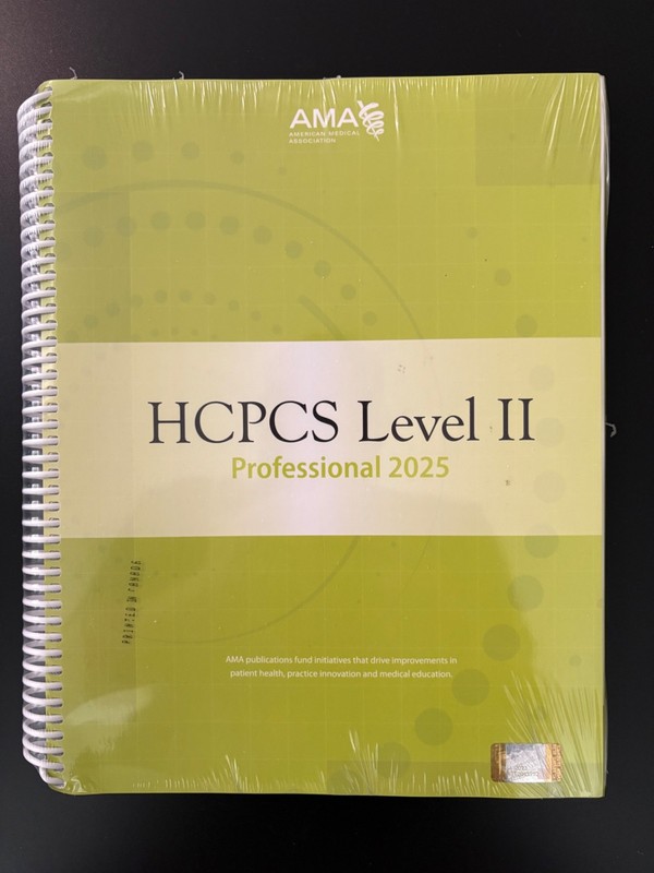 HCPCS Level II Professional 2025 Edition (Brand New)