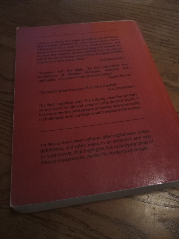 The Iliad - The World View Library, Edited By Ben Quine gallery