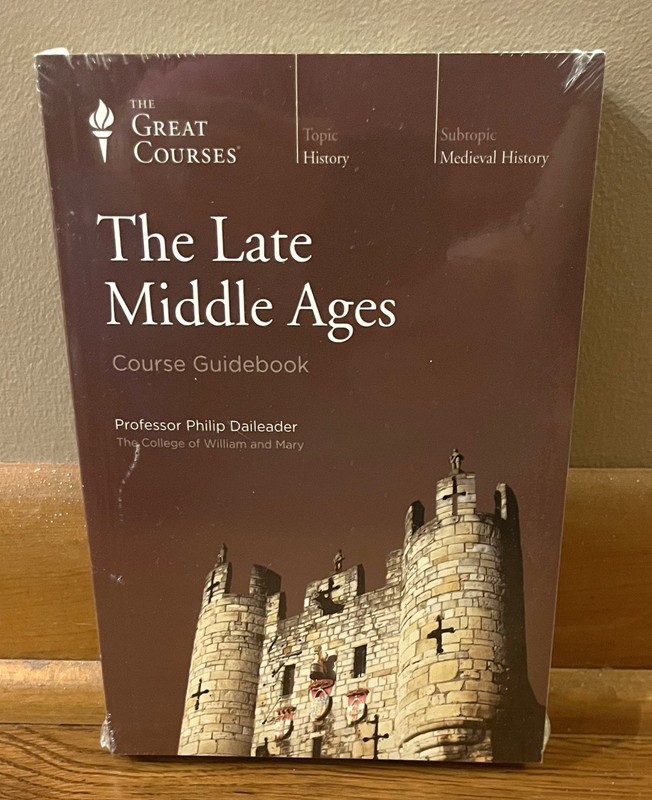 THE LATE MIDDLE AGES-Daileader-THE GREAT COURSES-4 DVD, Course Book-BRAND NEW!